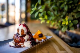 Papanasi cu dulceata