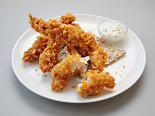 Crispy chicken strips