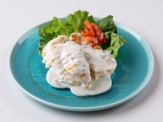 Piept de pui cu sos de smântână