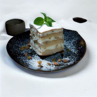 Placinta casei cu branza dulce si stafide