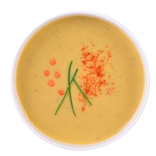 Supa crema de linte rosie