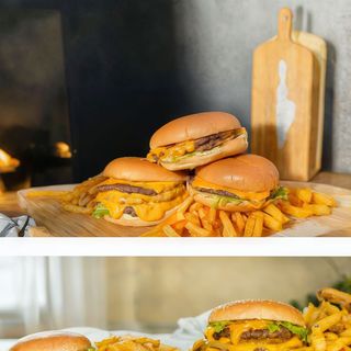 Meniu SmashTriple Cheeseburger EXTRA