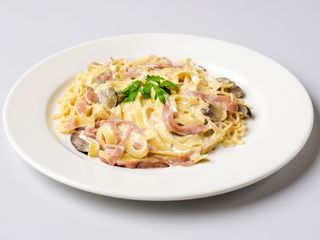 Taglierini panna e Prosciutto Cotto