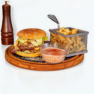 Burger de vita suculent