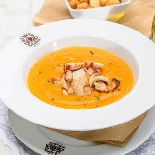 Supă cremă de legume cu piept de curcan 400ml