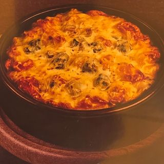 Penne quatro formaggi gratinate