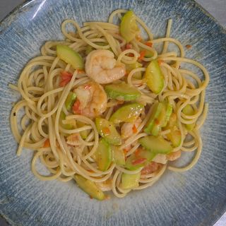 Spaghete cu creveți