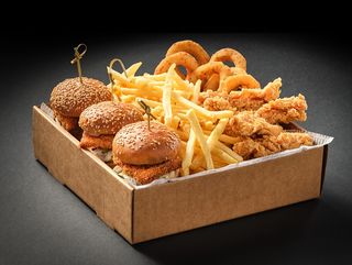 Trio Crispy Burger box