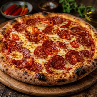 Pizza Diavolo uriasa