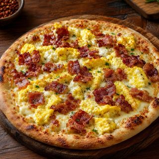 Pizza Bianca Neve uriasa