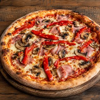 Pizza Capricciosa uriasa