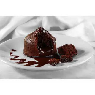 Lava Cake cu topping de cicolată 