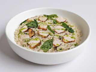 Risotto cu pui și ciuperci 