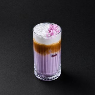 Ube Lavender Iced Latte
