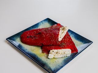 Ardei capia cu branza feta