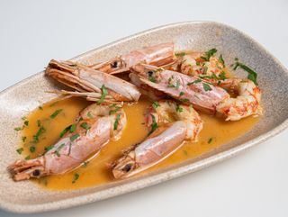 CREVETI IN SOS DE UNT 300 gr