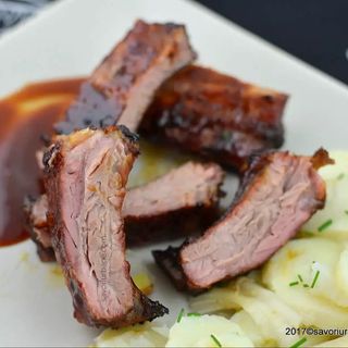 Coaste de porc prăjite