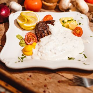 Piept de pui cu sos gorgonzola