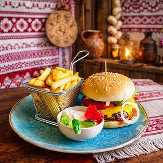 Meniu Burger de pui - 550g