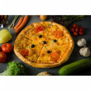 Pizza Quattro formaggi 38 cm