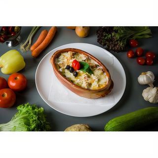 Paste cu pui si ciuperci la cuptor