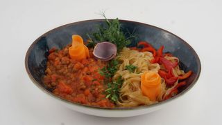 Mâncare de Linte cu paste de orez