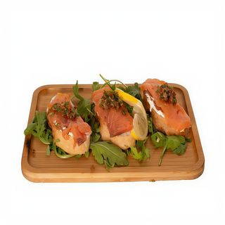 Bruschete cu somon fume