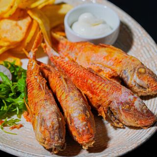 Barbuni prajiti/cartofi chips 500g