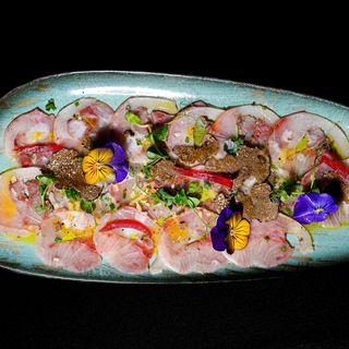 Carpaccio de Ricciola salbatic