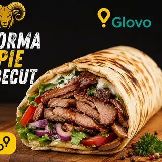 Shaorma mare berbecuț