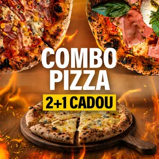 COMBO 2+1 PIZZA