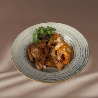 Mușchiuleț de porc cu sos de muștar