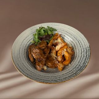 Mușchiuleț de porc cu sos de muștar