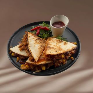 Spicy mexican quesadilla
