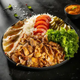 Hummus cu pui