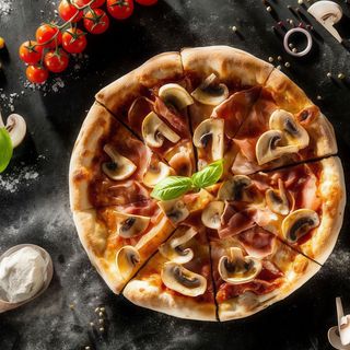 Pizza Prosciutto e funghi Ø 30 cm