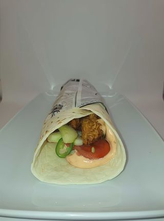 Crispy wrap picant