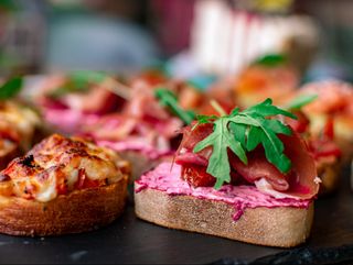 Prosciutto Crudo bruschetta