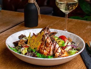 Grilled Shrimp Salad
