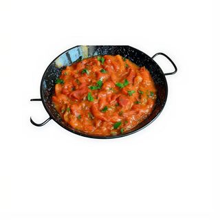 Tocanita de ardei copti si mamaliguta