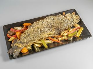 Pastrav cu Legume Sote 610 Gr.