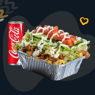 Shaorma Kapsalon 700g + Bautura la alegere