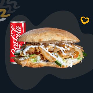 Döner Kebab + Bautura la alegere