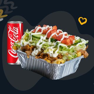 Shaorma Kapsalon 500g + Bautura la alegere