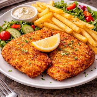 Fast food promo & șnițel de pui