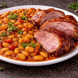 Iahnie de fasole cu ciolan 