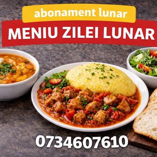 Abonament lunar - Meniu zilei