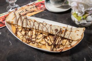 Clatita Uriasa cu Nutella si banane
