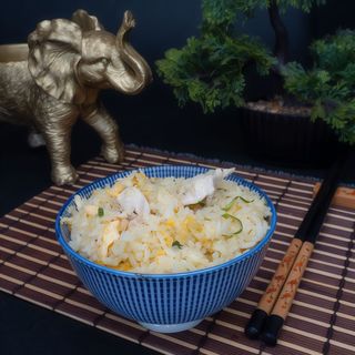 Chicken egg fried rice