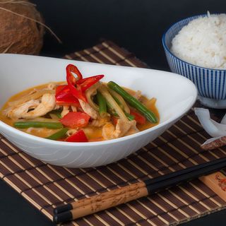Red Curry creveti